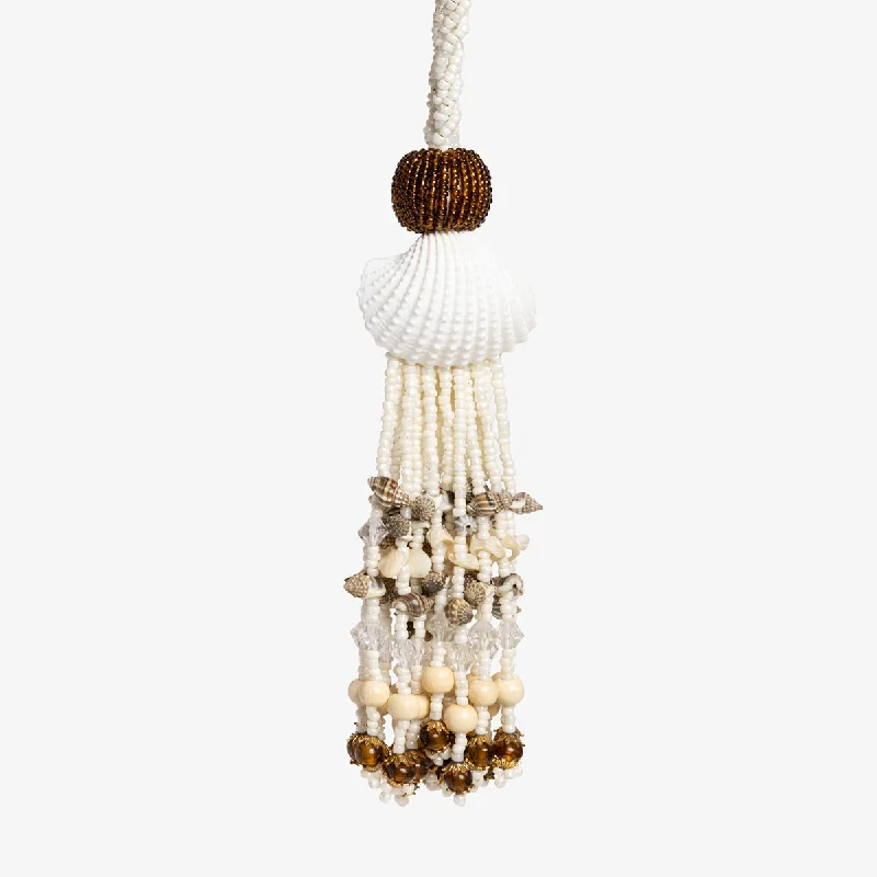 Shell Fringed Tassel Ornament