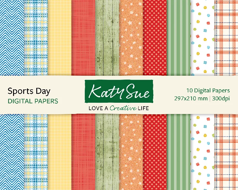 Sports Day – A4 Digital Papers