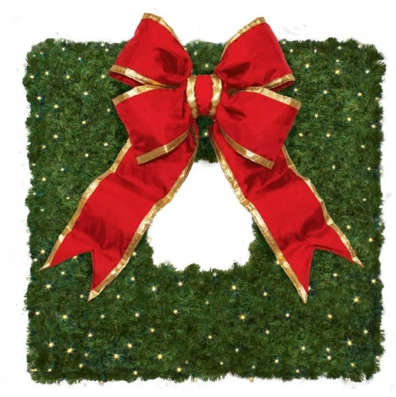 Square Framed Commercial Wreath