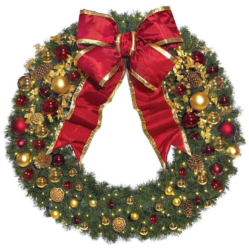 Traditional Decorated Commercial Wreath