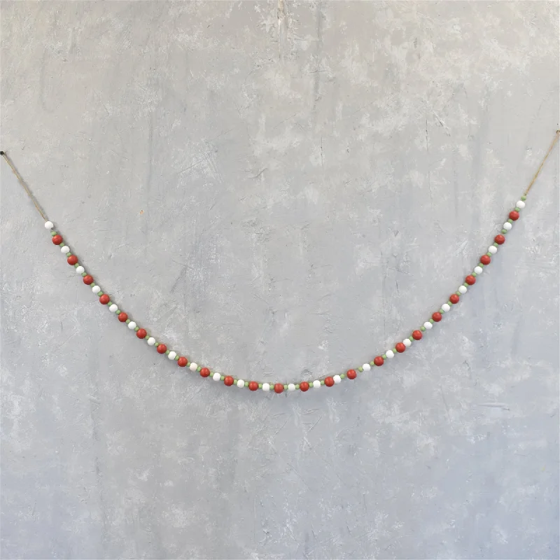 Whimsical Wood Bead Garland 48'' | TAC22