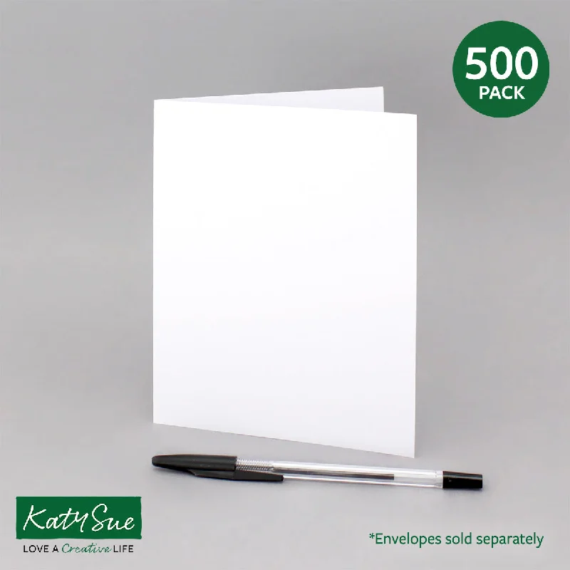 White 5x7 Single Fold Cards 300gsm 127x178mm (pack of 500)