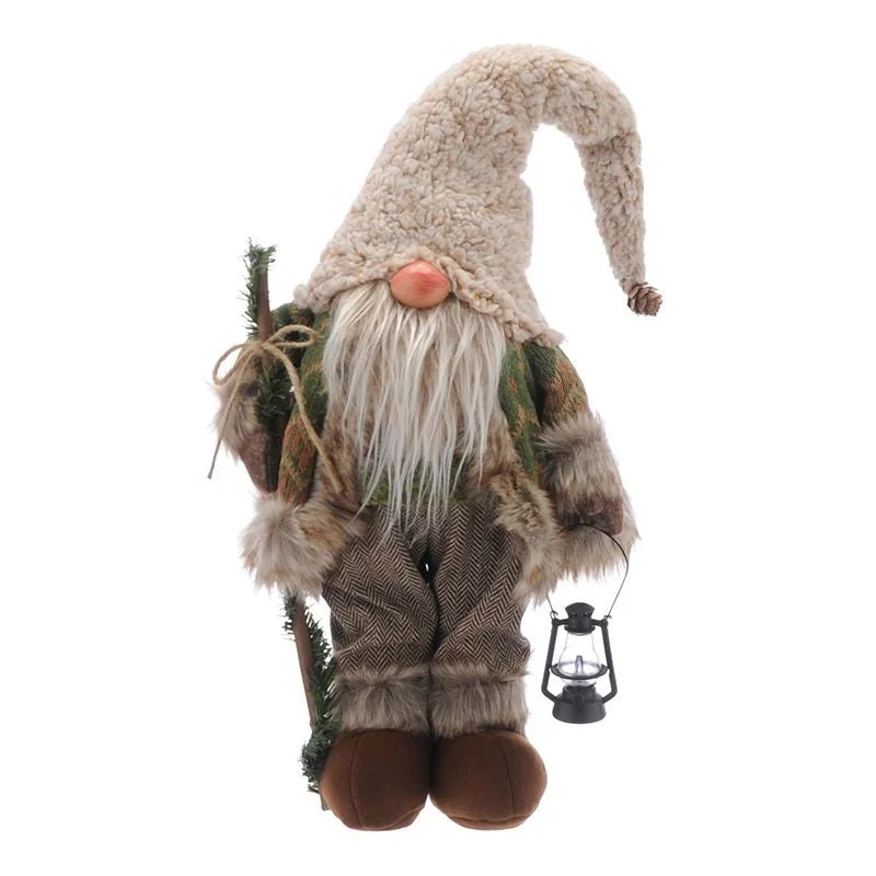 Woodland Gonk Standing Decoration Brown 76cm