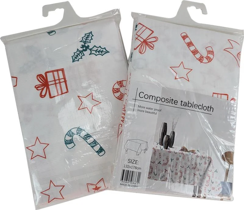 Christmas Waterproof Tablecloth, 132x178cm