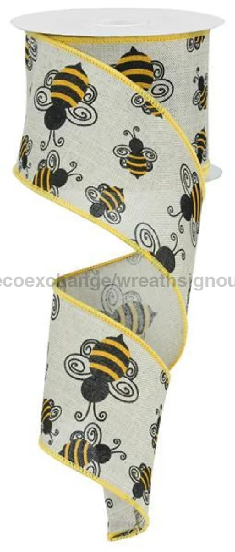 2.5"X10Yd Bumble Bee/Royal Light Natural/Yellow/Black RG1635