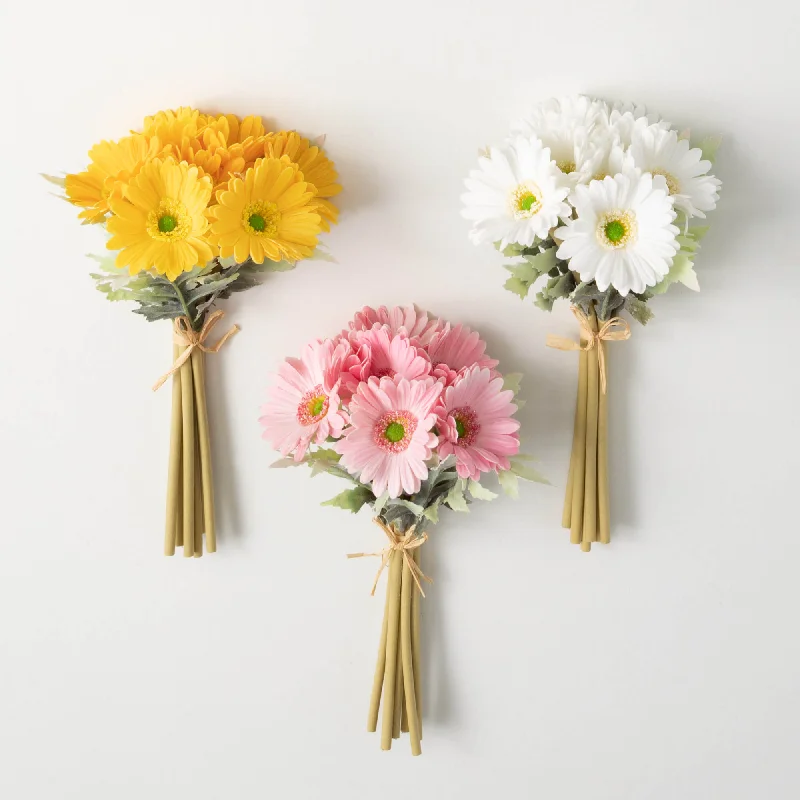 Spring Gerbera Daisy Bush Set