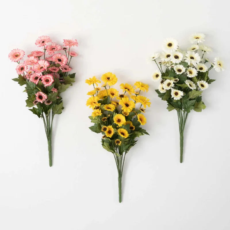 Bright Colored Daisy Bush Set