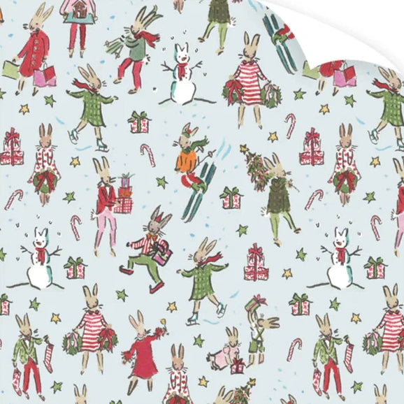 Dogwood Hill Busy Bunnies Wrapping Paper Roll