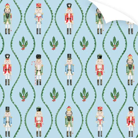 Dogwood Hill Classic Nutcrackers Wrapping Paper Roll