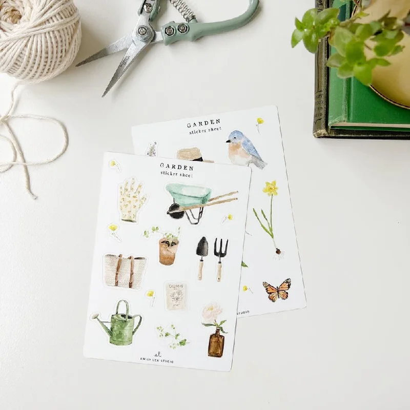 garden sticker sheets