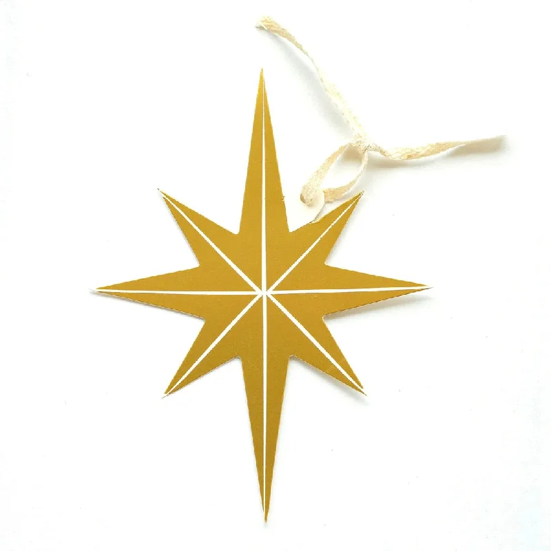 Hester & Cook Gold Star Gift Tags