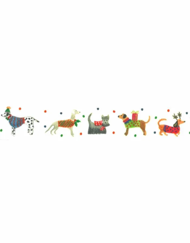 Jolly Dogs Christmas Ribbon, 25m