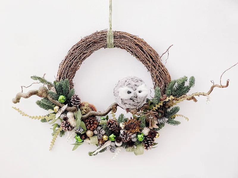 Owl Wreath