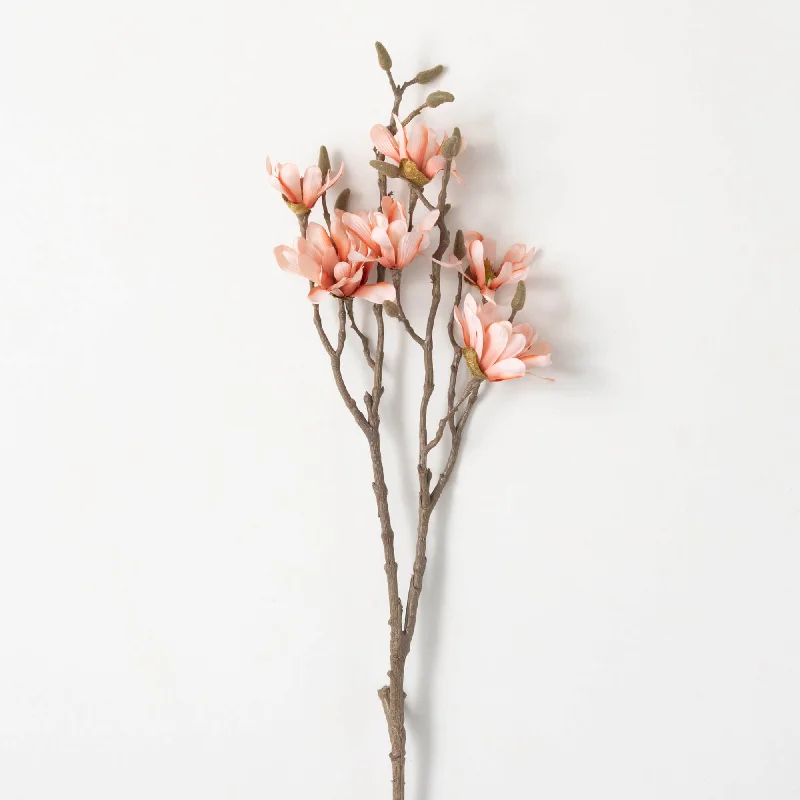 Salmon Coral Magnolia Spray